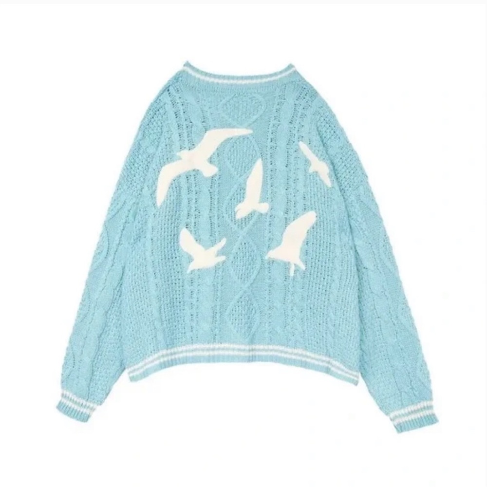 New Taylor Swift 1989 (Taylor's Version) Blue Cardigan Size M/L *Sealed*